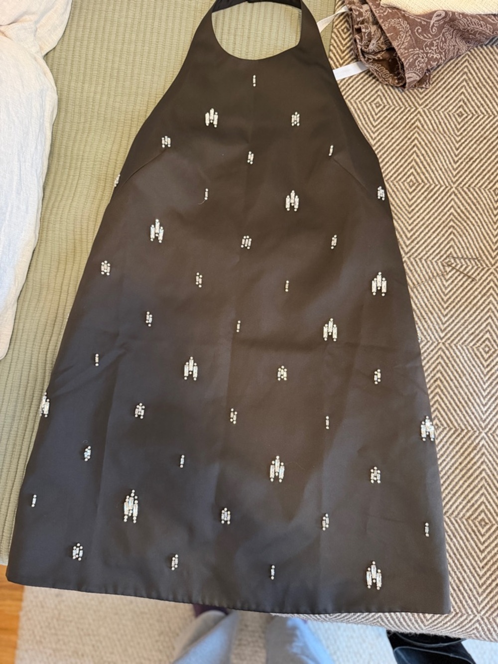 ALC black embellished dress
